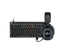 Logitech G Pro X 2 Lightspeed Casque Audio Gamer, Bluetooth, USB, 3.5 mm + Pro X TKL Rapid, Clavier Gaming Filaire sans pavé numérique, Touches analogiques magnétiques, Rapid Trigger, RVB, PC - Noir