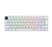 Logitech G Clavier PRO X 60 QWERTY US – USB, RF 2,4 GHz, Bluetooth – Tactile – Blanc