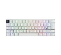 Logitech G Pro X 60 Lightspeed, Clavier Gaming sans Fil, mécanique Ultra Compact TKL 60% pour PC Windows, Blanc, Layout Pan Nordic QWERTY