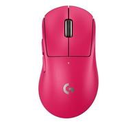 Logitech G PRO X SUPERLIGHT 2 DEX - Souris - ergonomique - pour droitiers - optique - 5 boutons - sans fil, filaire - 2.4 GHz, USB - rose