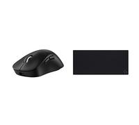 Logitech G Pro X Superlight 2 Dex, Souris de Gaming sans Fil, 60g Souris Pro-Grade pour droitier + G840 Tapis de Souris de Jeu Extra Large, Friction modérée 900 x 400 x 3 mm - Noir