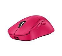 Logitech G PRO X SUPERLIGHT 2 DEX - Souris - ergonomique - jeux - pour droitiers - optique - 5 boutons - sans fil, filaire - 2.4 GHz, USB - rose