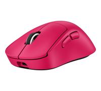 Logitech G PRO X SUPERLIGHT 2 DEX - Souris - ergonomique - pour droitiers - optique - 5 boutons - sans fil, filaire - 2.4 GHz, USB - rose