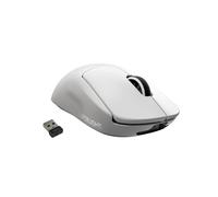 Logitech G PRO X SUPERLIGHT Souris Gaming sans Fil 25600 DPI HERO, LIGHTSPEED, 5 Boutons Programmables, PTFE, Batterie 70h, 63g, Blanc