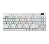 Logitech G PRO X TKL - Clavier - backlit - sans fil - 2.4 GHz, Bluetooth - QWERTY - Nordique (Danois/Finnois/Norvégien/Suédois) - commutateur : Tactile - blanc Blanc