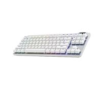 Clavier gamer - Sans fil - Logitech G - Pro X TKL Lightspeed - AZERTY - Mécanique - Rétroéclairé - Blanc