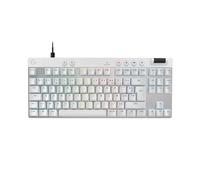 Logitech G Clavier gamer Pro X TKL Rapid - Filaire AZERTY, touches analogiques magnétiques, Blanc