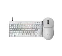 Logitech G Pro X TKL Rapid FRA AZERTY + Superlight 2 Gaming Set - Blanc | Touches analogiques magnétiques, Rapid Trigger, RVB personnalisable, souris 60 g, capteur 44 000 DPI et taux de rapport 8 kHz