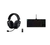 Logitech G PRO X Wireless LIGHTSPEED Gaming Headset - BLACK - EMEA + G PRO Mechanical Gaming Keyboard - BLACK - FRA