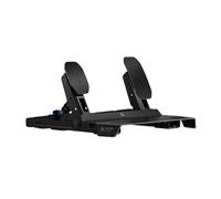Logitech G RS Pedals - Pédales de simulation de course avec frein à capteur de pression 75 kg, positionnement des pédales réglable, conception modulaire, châssis en acier robuste et extensible - Noir
