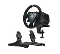Logitech G RS50 System avec RS Pedals : Configuration de simulation de course en 4 éléments, base de volant RS50 Direct Drive 8 Nm, RS Wheel Hub, RS Round Wheel 28 cm et RS Pedals - Xbox/PC