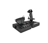 Logitech G Système H.O.T.A.S X56 – Joystick 6 DOF, Commande des gaz, RVB, 2x USB, Noir