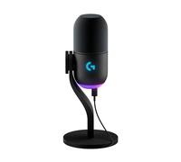 Logitech G – Microphone de table Yeti GX – USB, LIGHTSYNC RVB, Supercardioïde – Noir