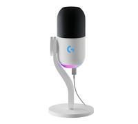 Microphone gaming Logitech G Yeti GX RVB dynamique avec Lightsync pour PC et Mac Blanc Blanc
