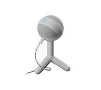 Logitech G Yeti Orb Microphone Gaming RVB à condensateur avec LIGHTSYNC, USB prêt à l’Emploi pour Streaming, cardioïde, pour PC/Mac - Blanc