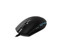 Logitech G102 Prodigy, Droitier, Optique, USB, 8000 DPI, 85 g, Noir