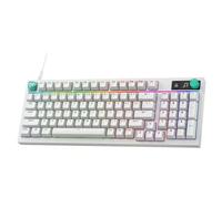 Logitech G316 X 98 - Clavier - 98% - full size - backlit - USB - QWERTY - Anglais international - commutateur : Tactile - blanc