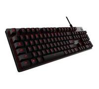 Logitech G413 Clavier Gaming Mécanique, Eclairage RVB Lightsync, Switchs Romer-G Tactiles, Aluminium 5052, Personnalisable, Relais USB, Clavier Italien Portugais - Noir