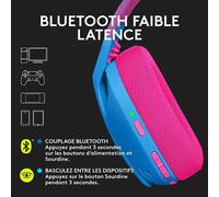 Logitech G435 LIGHTSPEED & Bluetooth sans Fil Casque Gaming, Casque léger circum-auriculaire, Micro intégré, Batterie de 18h, Compatible avec Dolby Atmos, PC, PS4, PS5