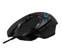 Logitech G502 HERO Souris Gamer Filaire Haute Performance, Capteur Gaming HERO 25K, 25 600 PPP, RVB, Poids Ajustable, 11 Boutons Programmables, Mémoire Intégrée, PC/Mac - Noire