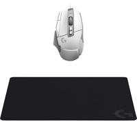 Logitech G502 X blanc avec tapis de souris G240 (991-000490)