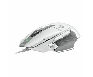 Logitech G502 X Blanc - Souris Gaming Filaire - LIGHTFORCE Optique-Mécanique - HERO 25K - 89g - 13 Boutons