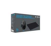 Logitech Souris gamer filaire G502X noir + tapis G240