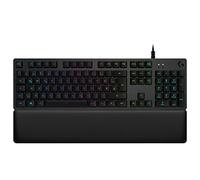 Logitech G513 Clavier Gaming Mécanique Rétroéclairé RGB avec Switchs Tactiles Romer-G (Carbone - German QWERTZ Layout)