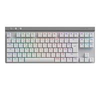 Logitech G Clavier gamer G515 Lightspeed TKL sans fil tactile Blanc