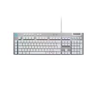 Logitech G G815 - Tactile - White clavier USB AZERTY Français Aluminium, Blanc