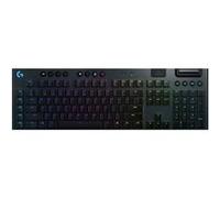 Logitech G915 - Clavier - backlit - USB, Bluetooth, 2.4 GHz - QWERTY - Portugais - commutateur : GL Tactile - carbone G