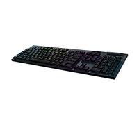 Logitech G915 Clavier RF Wireless + Bluetooth QWERTZ Allemand Noir G915, Standard, RF Wireless + Bluetooth, Clavier mécanique, QWERTZ, Noir