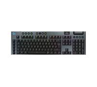 Logitech G915 LIGHTSPEED Clavier Gamer sans Fil Mécanique, Switch ultra-plat GL Tactile, RGB LIGHTSYNC, Design élégant et mince, 30+ heures de jeu, 2,4 GHz/Bluetooth, Français AZERTY - Noir