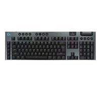 Logitech G915 X - Clavier - LIGHTSPEED - backlit - sans fil - 2.4 GHz, Bluetooth, USB - QWERTY - International US - commutateur : GL Clicky - noir