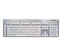 Logitech G915 X - Clavier - LIGHTSPEED - backlit - sans fil - Bluetooth 5.0, 2.4 GHz, USB - QWERTZ - Allemand - commutateur : GL Clicky - blanc Blanc G