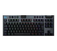 Logitech G Clavier gaming sans fil G915 X LIGHTSPEED TKL – ultra‑plat PBT GL Blue RVB – FRA AZERTY