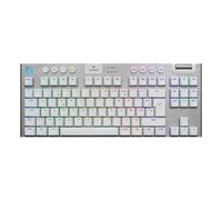 Logitech G G915 X LIGHTSPEED clavier Gaming USB + RF Wireless + Bluetooth AZERTY Français Blanc