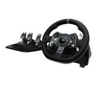 Logitech G G920 Driving Force volant de course et pédales, retour de force réaliste, leviers de vitesse en acier inoxydable, couvre volant en cuir pour Xbox Series X|S, Xbox One, PC et Mac, Prise UK