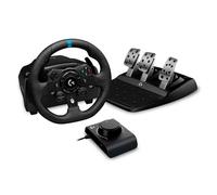 Logitech G923 Volant et pédales pour Xbox Series X|S, Xbox One et PC + Racing Adapter, adaptateur de course pour volant et pédales PRO Racing, Driving Force Shifter, RS Shifter & Handbrake - Noir