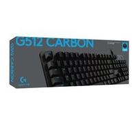 Logitech Gaming G512 - Clavier - backlit - USB - Nordique - commutateur : GX Brown Tactile - carbone G