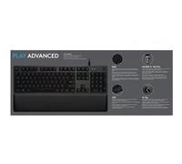 Logitech Gaming G513 - Clavier - backlit - USB - QWERTZ - Allemand - commutateur : GX Brown Tactile - carbone G