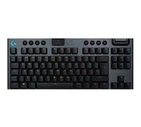 Logitech Gaming G915 TKL - Clavier - backlit - sans fil - USB, Bluetooth, 2.4 GHz - QWERTY - Espagnol - commutateur : GL Tactile - carbone G
