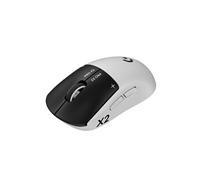 Logitech G Pro X2 SUPERSTRIKE, Souris Gaming sans Fil Lightspeed, Performance Ultra-Rapide, Ultra-légère (61 g), Retour haptique de clic Personnalisable, Chargement USB-C, pour PC/Mac - Blanc