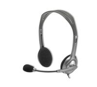 Stereo Headset H110 Micro-casque à filtrage de bruit Gris