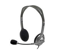 supra-aural Logitech H111 gris
