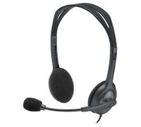 Logitech H111 Casque stéréo analogique 3,5 mm avec Microphone Boom Noir