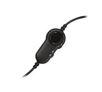 Logitech H151 Stereo Headset - Casque binaural filaire, connecteur 3.5mm, microphone boom rotatif antibruit, fréquence 20Hz-20kHz, impédance 22 Ohm