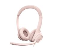 Casque - Filaire - Logitech - H390 - USB - Anti-parasite - Rose