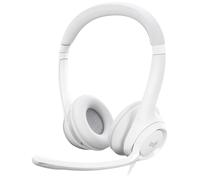 Logitech H390 Casque Avec fil Arceau Bureau/Centre d'appels USB Type-A Blanc