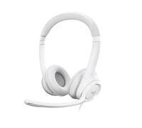 Logitech H390 - Micro-casque - sur-oreille - filaire - USB-A - blanc cassé